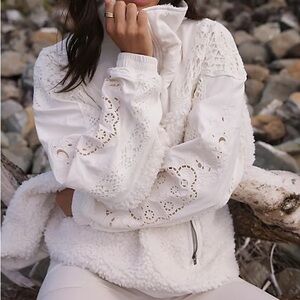 Free People Ivory Care FP Seaside Fleece